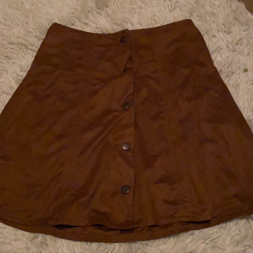 brown skirt | size L